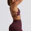 Shorts senza cuciture Super Sculpt in bordeaux Shorts senza cuciture Super Sculpt in bordeaux