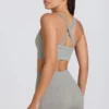 Shorts senza cuciture Super Sculpt in grigio melange Shorts senza cuciture Super Sculpt in grigio melange