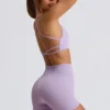 Shorts senza cuciture Super Sculpt in lilla tenue Shorts senza cuciture Super Sculpt in lilla tenue