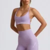 Shorts senza cuciture Super Sculpt in lilla tenue Shorts senza cuciture Super Sculpt in lilla tenue