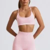 Shorts senza cuciture Super Sculpt in rosa cipria Shorts senza cuciture Super Sculpt in rosa cipria