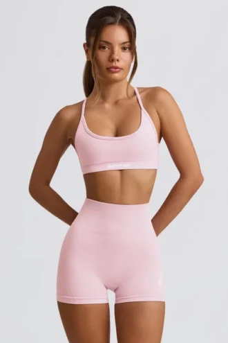 Shorts senza cuciture Super Sculpt in rosa cipria