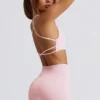 Shorts senza cuciture Super Sculpt in rosa cipria Shorts senza cuciture Super Sculpt in rosa cipria