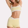 Shorts Soft Active in giallo limone