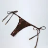 Slip a perizoma Tierra in bronzo dorato Slip a perizoma Tierra in bronzo dorato