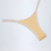 Slip Bikini a fascia doppia Masia a quadretti gialli Slip Bikini a fascia doppia Masia a quadretti gialli