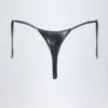 Slip Bikini a perizoma Tierra in argento cromato Slip Bikini a perizoma Tierra in argento cromato