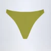 Slip Bikini a vita alta Manea in verde oliva Slip Bikini a vita alta Manea in verde oliva