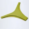 Slip Bikini a vita alta Manea in verde oliva Slip Bikini a vita alta Manea in verde oliva