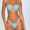 Slip Bikini Cagliari con arricciature in stampa multicolore pastello Slip Bikini Cagliari con arricciature in stampa multicolore pastello