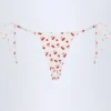 Slip Bikini Cheeky Cove con lacci laterali in stampa ciliegia Slip Bikini Cheeky Cove con lacci laterali in stampa ciliegia