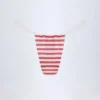 Slip Bikini con arricciature Kauai in rosso ciliegia Slip Bikini con arricciature Kauai in rosso ciliegia