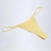 Slip Bikini con coulisse Bosa in broderie anglaise giallo limone Slip Bikini con coulisse Bosa in broderie anglaise giallo limone