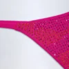 Slip Bikini con decorazioni Jalama in stampa tropicale rosa Slip Bikini con decorazioni Jalama in stampa tropicale rosa