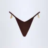 Slip Bikini con dettagli Cebu Charm in cioccolato fondente Slip Bikini con dettagli Cebu Charm in cioccolato fondente