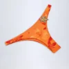 Slip Bikini con dettagli metallici Beqa con stampa Orange Orchid Slip Bikini con dettagli metallici Beqa con stampa Orange Orchid