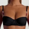 Slip Bikini con fascia larga e decorazioni in perline Maui, colore nero Slip Bikini con fascia larga e decorazioni in perline Maui, colore nero