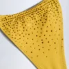 Slip Bikini con lacci decorati Bali in giallo dorato Slip Bikini con lacci decorati Bali in giallo dorato