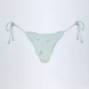 Slip Bikini con lacci laterali Nieva in blu floreale Slip Bikini con lacci laterali Nieva in blu floreale