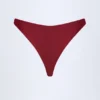 Slip Bikini con parti inferiori in perline, color ciliegia scuro Slip Bikini con parti inferiori in perline, color ciliegia scuro