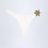 Slip Bikini con parti inferiori metalliche in bianco Slip Bikini con parti inferiori metalliche in bianco