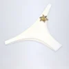 Slip Bikini con parti inferiori metalliche in bianco Slip Bikini con parti inferiori metalliche in bianco