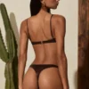 Top bikini con ferretto Aluna in bronzo Top bikini con ferretto Aluna in bronzo