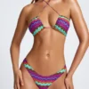 Slip Bikini Micro Cheeky Azure By Oh Polly con stampa multicolore Slip Bikini Micro Cheeky Azure By Oh Polly con stampa multicolore