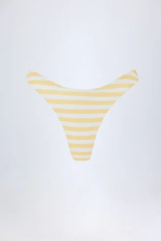 Slip Bikini Santos Cheeky in giallo limone