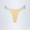Slip Bikini Valencia a triangolo in quadretti gialli Slip Bikini Valencia a triangolo in quadretti gialli