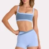 Soft Active Shorts in Sky
