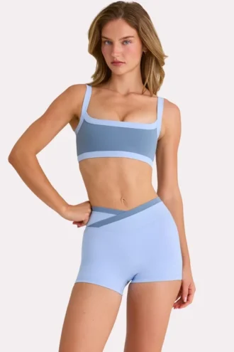 Soft Active Shorts in Sky