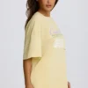 T-shirt oversize con stampa in giallo limone T-shirt oversize con stampa in giallo limone