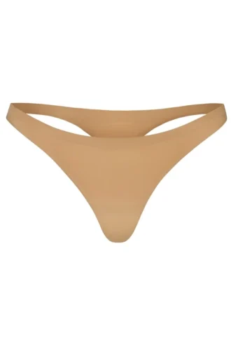 Tanga in maglia senza cuciture Intimates color caramello