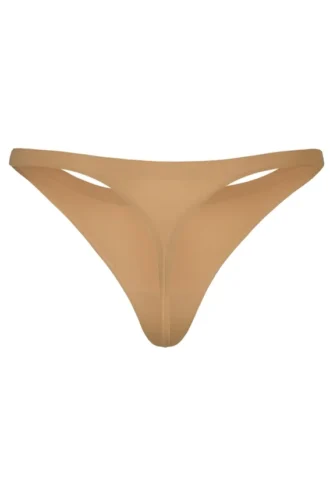Tanga in maglia senza cuciture Intimates color caramello