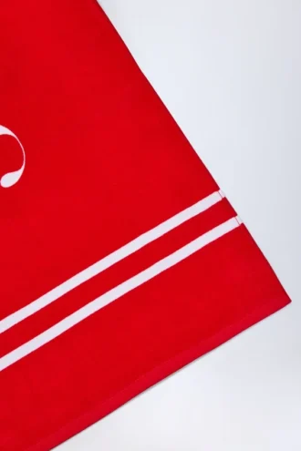 Telo mare con logo Toalla in rosso fuoco