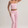 Top a canotta con scollo quadrato in modal Lai, rosa pastello Top a canotta con scollo quadrato in modal Lai, rosa pastello