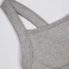 Top a canotta lungo senza cuciture Super Sculpt in grigio melange Top a canotta lungo senza cuciture Super Sculpt in grigio melange