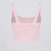 Top a canotta lungo senza cuciture Super Sculpt in rosa cipria Top a canotta lungo senza cuciture Super Sculpt in rosa cipria