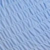 Top a fascia con spalline Crinkle Costumi da Bagno in Sky Blue Top a fascia con spalline Crinkle Costumi da Bagno in Sky Blue