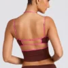 Top a spalline con bordi a contrasto Rocio in marrone cioccolato Top a spalline con bordi a contrasto Rocio in marrone cioccolato