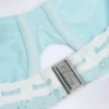 Top bikini a balconcino con ferretto Ravello in broderie anglaise, colore blu polvere Top bikini a balconcino con ferretto Ravello in broderie anglaise, colore blu polvere