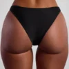Top bikini a fascia Praslin con perline in nero Top bikini a fascia Praslin con perline in nero