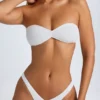 Top bikini a fascia Rio in bianco Top bikini a fascia Rio in bianco