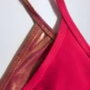 Costume intero a strati metallizzato Amanyara in fucsia Costume intero a strati metallizzato Amanyara in fucsia