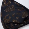 Top bikini a triangolo Comoros con dettagli decorativi in nero Top bikini a triangolo Comoros con dettagli decorativi in nero
