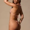 Top bikini a triangolo Elaria con stampa Paisley Top bikini a triangolo Elaria con stampa Paisley