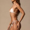 Top bikini a triangolo Lilou in bianco Top bikini a triangolo Lilou in bianco