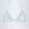 Top bikini a triangolo micro Noia con motivo floreale blu Top bikini a triangolo micro Noia con motivo floreale blu