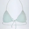 Top bikini a triangolo micro Noia con motivo floreale blu Top bikini a triangolo micro Noia con motivo floreale blu